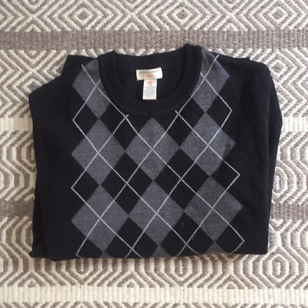 Men’s Dockers argyle sweater